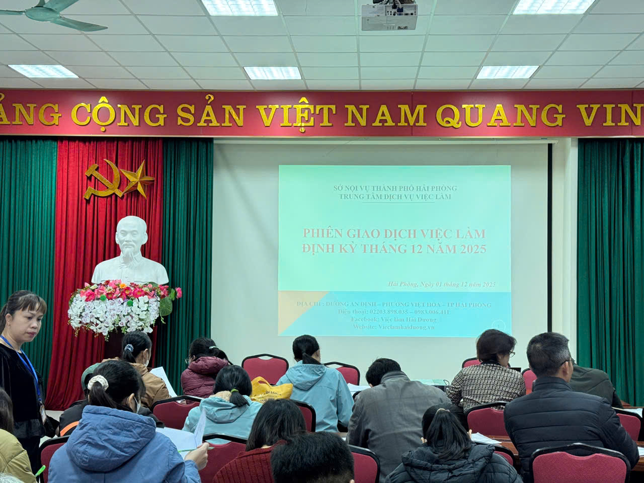 Phiên Giao dịch việc làm định kỳ ngày 01/12/2025