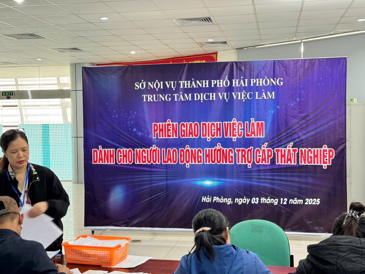 Phiên giao dịch việc làm dành cho người lao động hưởng trợ cấp thất nghiệp